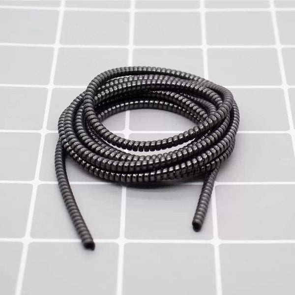 Metallic Cable Protector for Cords & Headphones (Spiral Wrap)