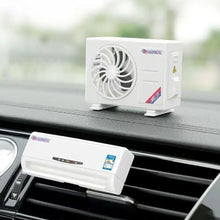 Solar-Powered Car Air Freshener with Built-in Perfume Diffuser for Dashboard & AC Vent