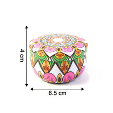 Premium Decorative Mandala Printed Metal Candle Container (4 Pc)