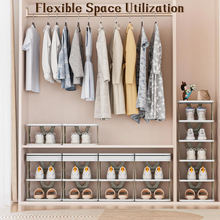 Foldable Shoe Rack (1 Pc, 6 Layers): Space-Saving, Entryway Storage