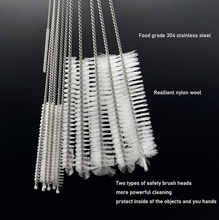 Stainless Steel Straw Cleaning Brush Drinking Pipe, 23mm 1 pcs