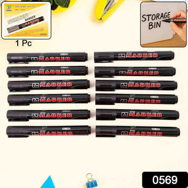 Whiteboard  Black Ink Marker (1 Pc)