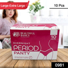 Women’s Emergency Travel Kit with Seamless Underwear Pantyliner  10 Pcs