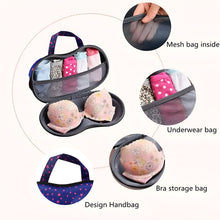 Premium Hard-Shell Bra & Lingerie Storage Travel Case (1 Pc)
