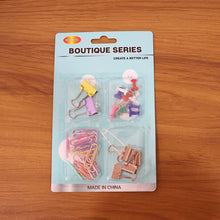 Office Stationery Clips and Pins Combo, 1 Set