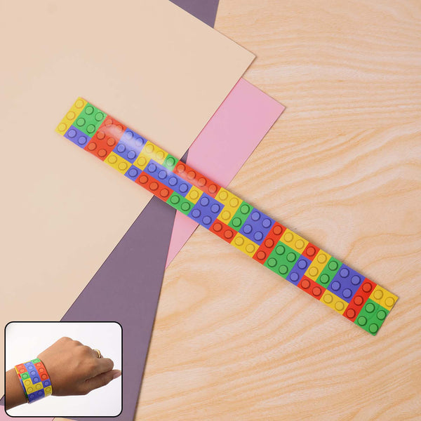 Colorful Snap Slap Bracelet Toy (1 Pc )