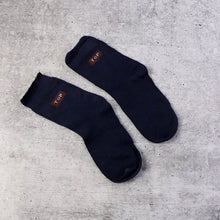 Navy Blue Casual Daily Wear Socks (1 Pair)