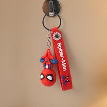 Cute Cartoon Silicone 3D Key Chain with Metal Hook & Strap (Pack of 1)