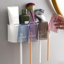 Wall Mounted Toothbrush Holder Set (1 Set)