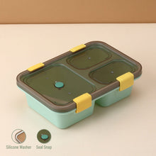 Plastic Lunch Box for Kids, Lunch Box (3 Compartment Lunch Box)