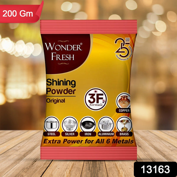 Shining Powder Cleans Polishes Copper Brass Silver Aluminum Iron Steel Removes 200 GM